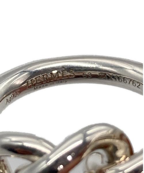 HERMES（エルメス）HERMES (エルメス) CROISETTEリング シルバー サイズ:8号の古着・服飾アイテム