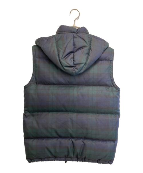 POLO RALPH LAUREN（ポロ・ラルフローレン）POLO RALPH LAUREN (ポロ・ラルフローレン) フード付きダウンベスト グリーン サイズ:Sの古着・服飾アイテム