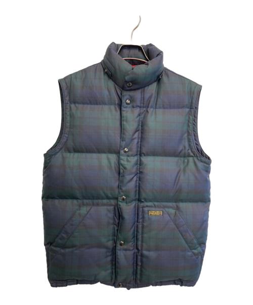 POLO RALPH LAUREN（ポロ・ラルフローレン）POLO RALPH LAUREN (ポロ・ラルフローレン) フード付きダウンベスト グリーン サイズ:Sの古着・服飾アイテム