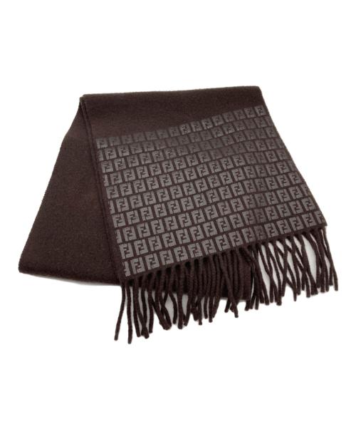 FENDI（フェンディ）FENDI (フェンディ) マフラー ブラウンの古着・服飾アイテム