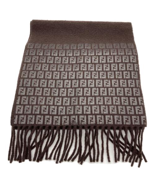 FENDI（フェンディ）FENDI (フェンディ) マフラー ブラウンの古着・服飾アイテム