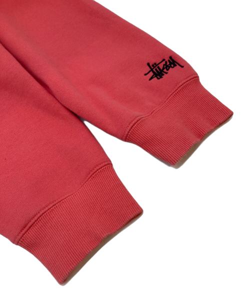 stussy（ステューシー）stussy (ステューシー) 8 Ball Man Embroidered Hoodie オレンジ サイズ:SIZE Mの古着・服飾アイテム