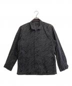 Hysteric Glamourヒステリックグラマー）の古着「STBM RACING刺繍 ジャケット」｜ブラック×グレー