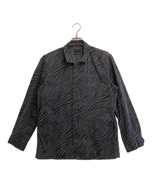 Hysteric Glamour（ヒステリックグラマー）Hysteric Glamour (ヒステリックグラマー) STBM RACING刺繍 ジャケット ブラック×グレー サイズ:Mの古着・服飾アイテム