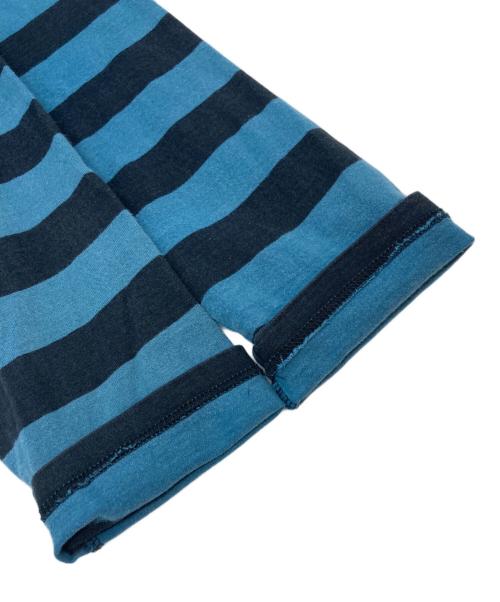 Hysteric Glamour（ヒステリックグラマー）Hysteric Glamour (ヒステリックグラマー) ボーダーカットソー ブラック×ブルー サイズ:SIZE Sの古着・服飾アイテム