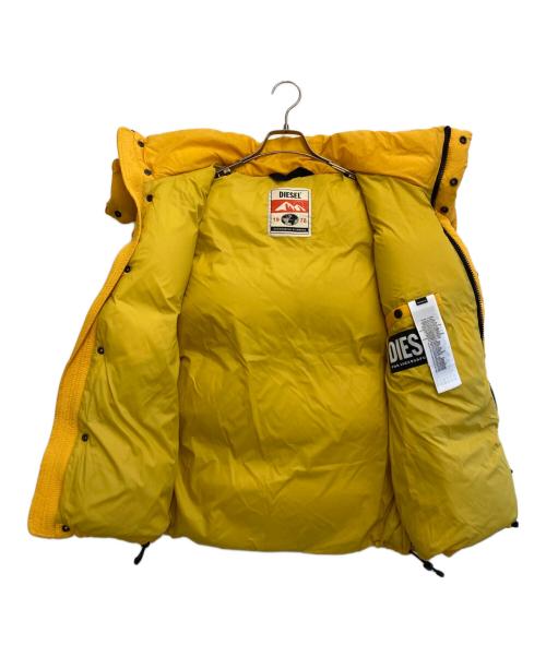 DIESEL（ディーゼル）DIESEL (ディーゼル) ダウンジャケット イエロー サイズ:Mの古着・服飾アイテム