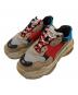 BALENCIAGA（バレンシアガ）の古着「Triple S ダット スニーカー」｜ベージュ×レッド