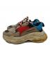 BALENCIAGA (バレンシアガ) Triple S ダット スニーカー ベージュ×レッド サイズ:26.5cm：12000円