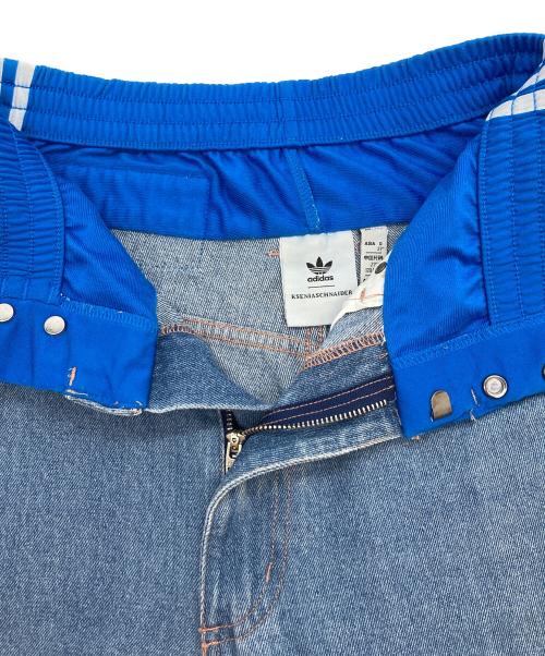adidas（アディダス）adidas (アディダス) KSENIA SCHNAIDER (クセニア シュナイダー) DENIM BOXER PNT ブルー サイズ:Freeの古着・服飾アイテム