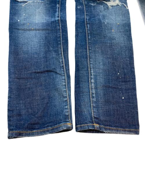 DSQUARED2（ディースクエアード）DSQUARED2 (ディースクエアード) Skater フロントBIGジップ デニムパンツ ブルー サイズ:SIZE 42の古着・服飾アイテム