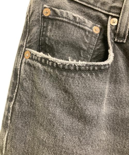 AGOLDE（エーゴールドイー）agolde (エーゴールドイー) デニムパンツ ブラック サイズ:24の古着・服飾アイテム