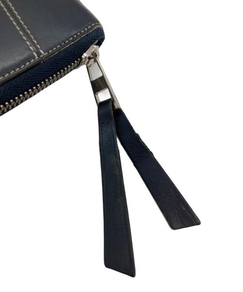 LOEWE（ロエベ）LOEWE (ロエベ) パズルステッチロングウォレット ネイビーの古着・服飾アイテム