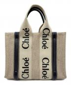 Chloeクロエ）の古着「トートバッグ」｜ベージュ×ブラック