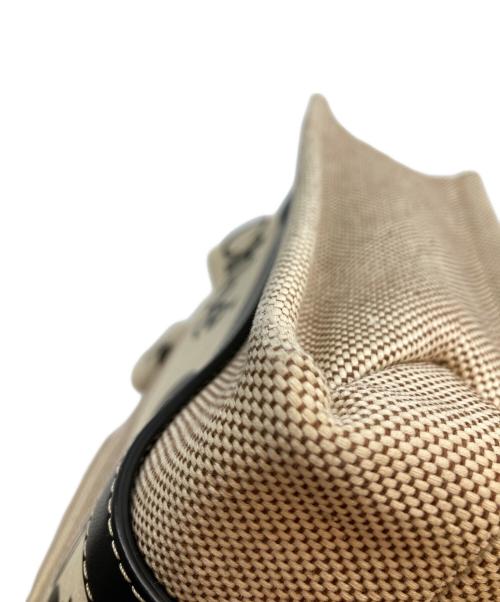 Chloe（クロエ）Chloe (クロエ) トートバッグ ベージュ×ブラックの古着・服飾アイテム