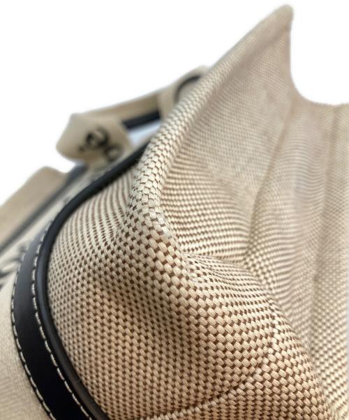 Chloe（クロエ）Chloe (クロエ) トートバッグ ベージュ×ブラックの古着・服飾アイテム