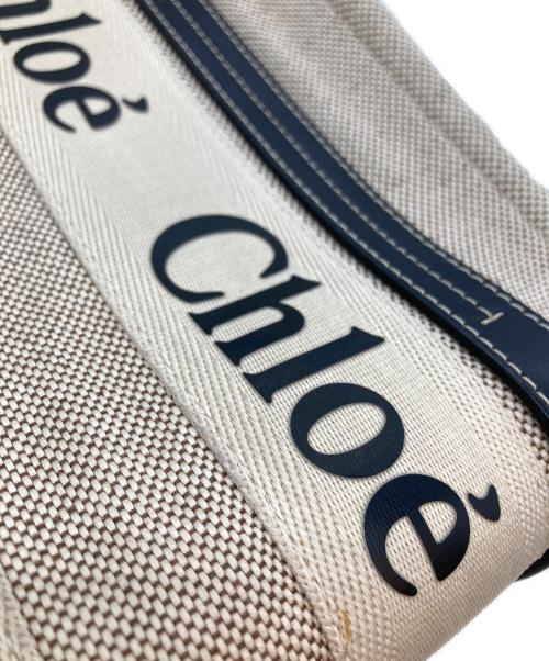 Chloe（クロエ）Chloe (クロエ) トートバッグ ベージュ×ブラックの古着・服飾アイテム