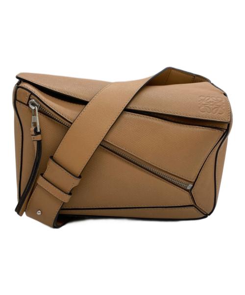 LOEWE（ロエベ）LOEWE (ロエベ) パズルバムバッグ ブラウンの古着・服飾アイテム