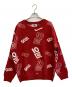 TENBOX（テンボックス）の古着「OG Logo Jacquard Sweater」｜レッド