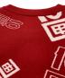 中古・古着 TENBOX (テンボックス) OG Logo Jacquard Sweater レッド サイズ:M 未使用品：4000円