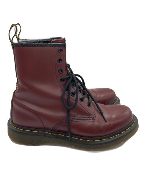 Dr.Martens（ドクターマーチン）Dr.Martens (ドクターマーチン) 8ホールブーツ レッド サイズ:24の古着・服飾アイテム