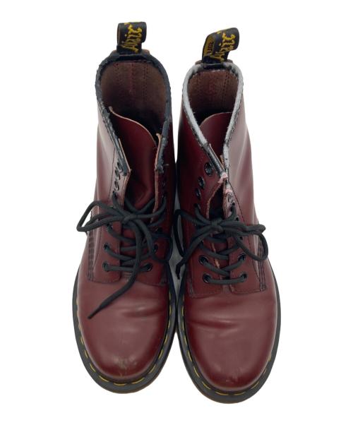 Dr.Martens（ドクターマーチン）Dr.Martens (ドクターマーチン) 8ホールブーツ レッド サイズ:24の古着・服飾アイテム