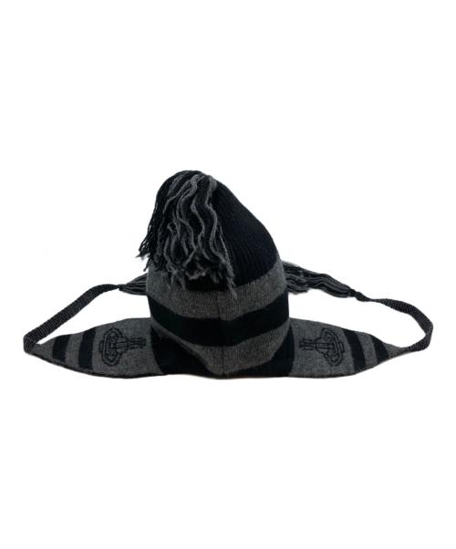 Vivienne Westwood（ヴィヴィアンウエストウッド）Vivienne Westwood (ヴィヴィアンウエストウッド) ニット帽 グレーの古着・服飾アイテム