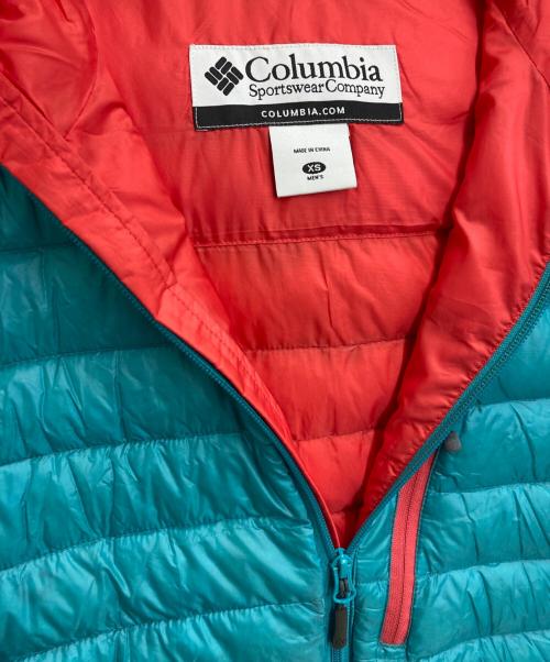 Columbia（コロンビア）Columbia (コロンビア) ダウンジャケット スカイブルー サイズ:XSの古着・服飾アイテム