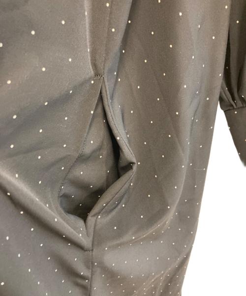 IENA（イエナ）IENA (イエナ) ドットサッシュワンピース ブラック サイズ:-の古着・服飾アイテム