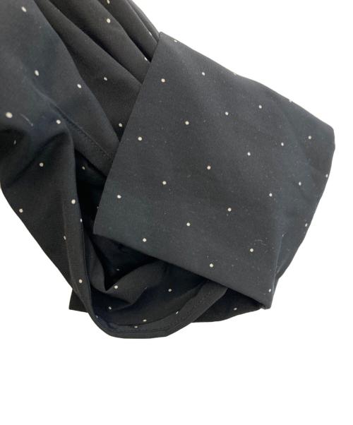 IENA（イエナ）IENA (イエナ) ドットサッシュワンピース ブラック サイズ:-の古着・服飾アイテム