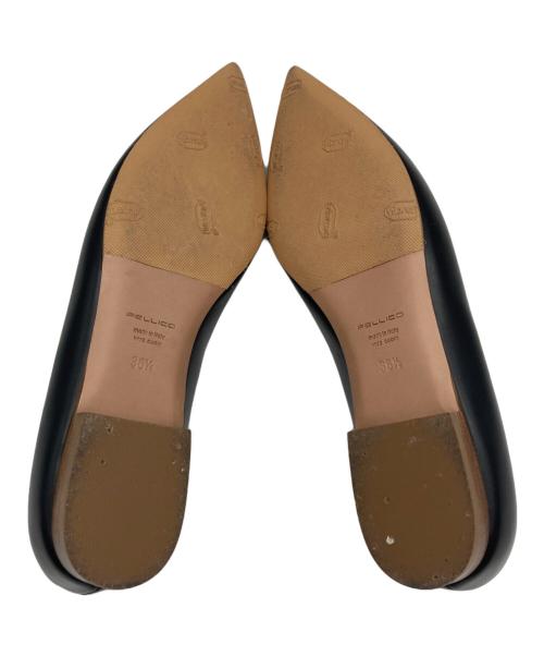 PELLICO（ペリーコ）PELLICO (ペリーコ) ANIMA 0020 フラットパンプス ブラック サイズ:23の古着・服飾アイテム