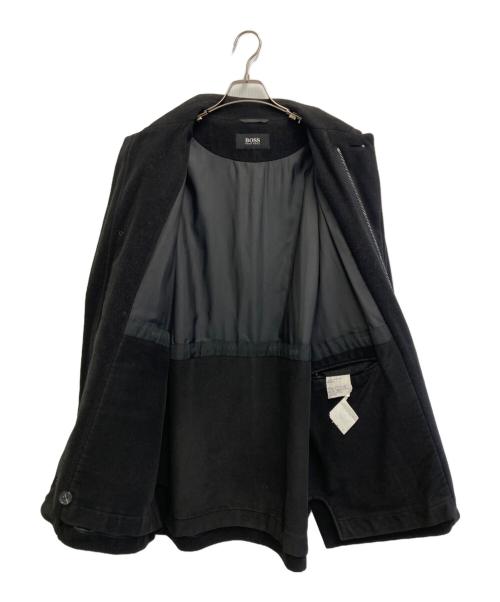 BOSS HUGO BOSS（ボス ヒューゴボス）BOSS HUGO BOSS (ボス ヒューゴボス) ステンカラーコート ブラック サイズ:freeの古着・服飾アイテム