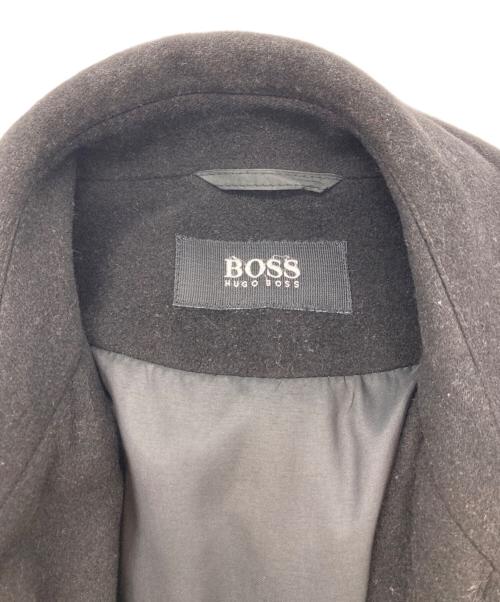 BOSS HUGO BOSS（ボス ヒューゴボス）BOSS HUGO BOSS (ボス ヒューゴボス) ステンカラーコート ブラック サイズ:freeの古着・服飾アイテム