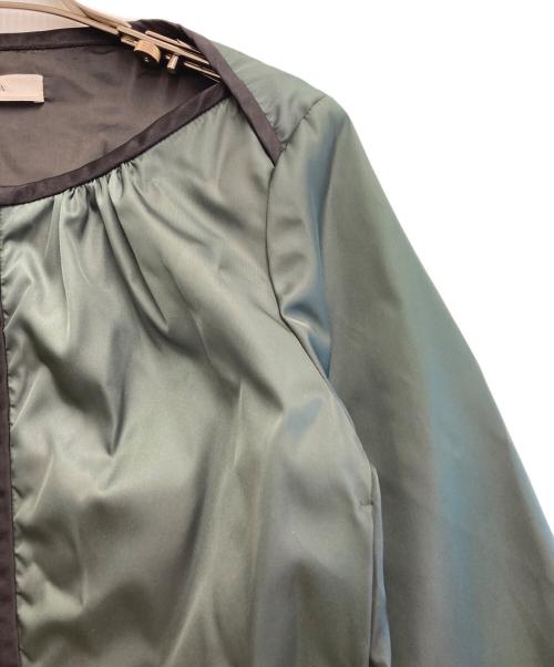 PRADA（プラダ）PRADA (プラダ) ショート丈ジャケット グリーン サイズ:42の古着・服飾アイテム