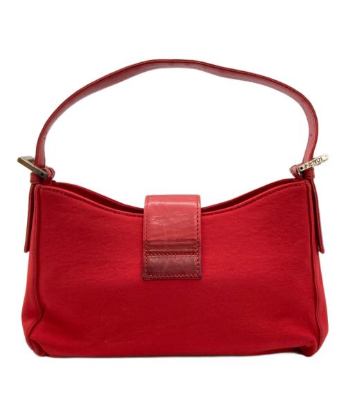 FENDI（フェンディ）FENDI (フェンディ) マンマバケット ワンショルダーバッグ レッドの古着・服飾アイテム