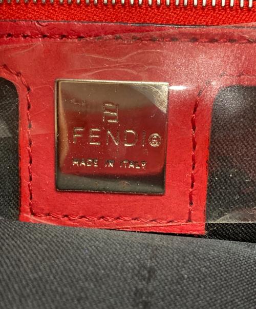 FENDI（フェンディ）FENDI (フェンディ) マンマバケット ワンショルダーバッグ レッドの古着・服飾アイテム