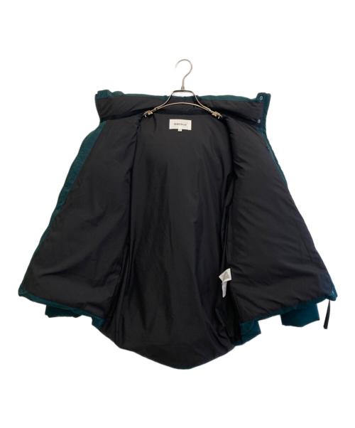 ENFOLD（エンフォルド）ENFOLD (エンフォルド) 19AW PEツイル Aラインショートダウンジャケット グリーン サイズ:SIZE S (36)の古着・服飾アイテム