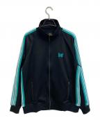 Needles×STUDIOUSニードルズ×ステュディオス）の古着「23SS B'2Nd Exclusive Track Jacket」｜ブラック×ターコイズブルー