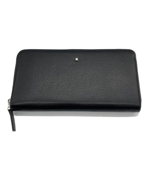 MONTBLANC（モンブラン）MONTBLANC (モンブラン) マイスターシュテュックジップ付ロングウォレット ブラックの古着・服飾アイテム