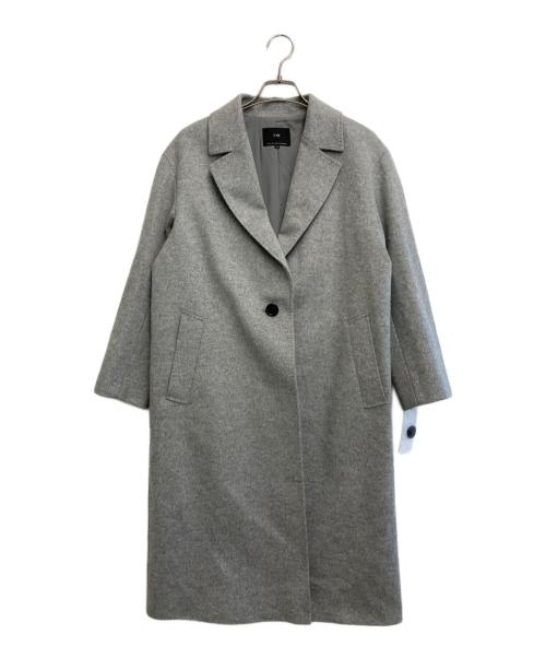 23区（ニジュウサンク）23区 (ニジュウサンク) 23AWウールカシミヤビーバーチェスターコート グレー サイズ:34 未使用品の古着・服飾アイテム