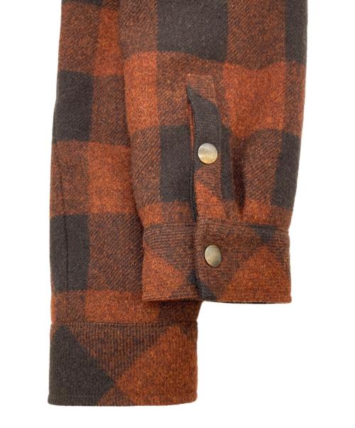 A.P.C.（アーペーセー）A.P.C. (アーペーセー) チェックジャケット ブラウン サイズ:Sの古着・服飾アイテム