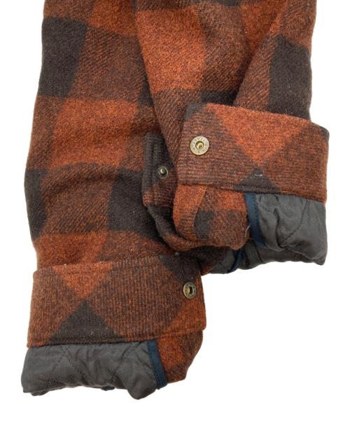 A.P.C.（アーペーセー）A.P.C. (アーペーセー) チェックジャケット ブラウン サイズ:Sの古着・服飾アイテム