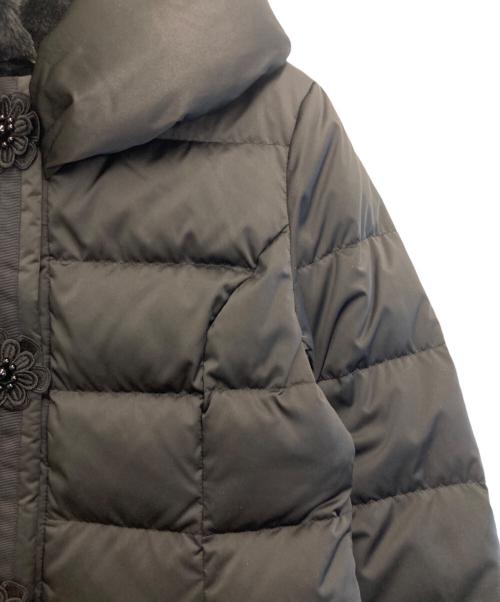 Super Beauty（スーパービューティ）Super Beauty (スーパービューティ) お花ダウンジャケット ブラック サイズ:42の古着・服飾アイテム