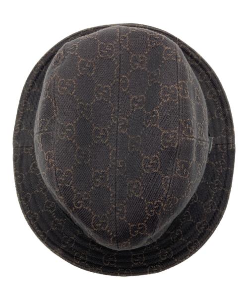 GUCCI（グッチ）GUCCI (グッチ) GG柄ハット ブラウンの古着・服飾アイテム