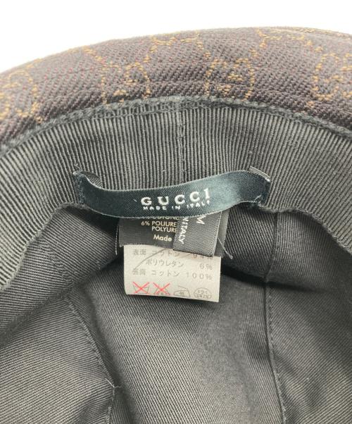 GUCCI（グッチ）GUCCI (グッチ) GG柄ハット ブラウンの古着・服飾アイテム