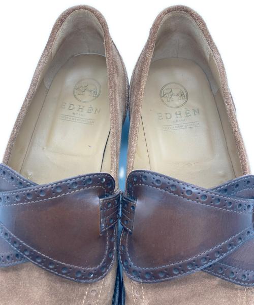 EDHEN MILANO（エデンミラノ）EDHEN MILANO (エデンミラノ) スウェードローファー ブラウン サイズ:71/2の古着・服飾アイテム