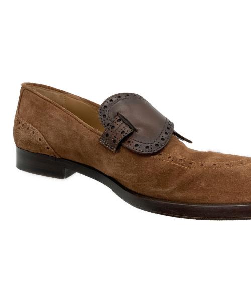 EDHEN MILANO（エデンミラノ）EDHEN MILANO (エデンミラノ) スウェードローファー ブラウン サイズ:71/2の古着・服飾アイテム