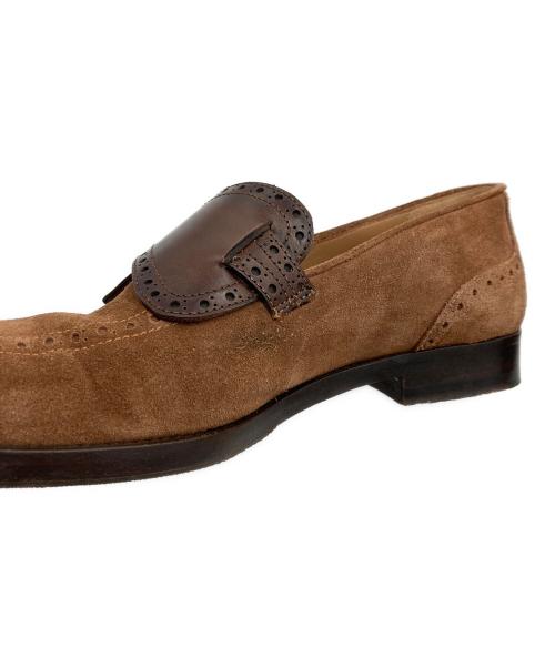 EDHEN MILANO（エデンミラノ）EDHEN MILANO (エデンミラノ) スウェードローファー ブラウン サイズ:71/2の古着・服飾アイテム