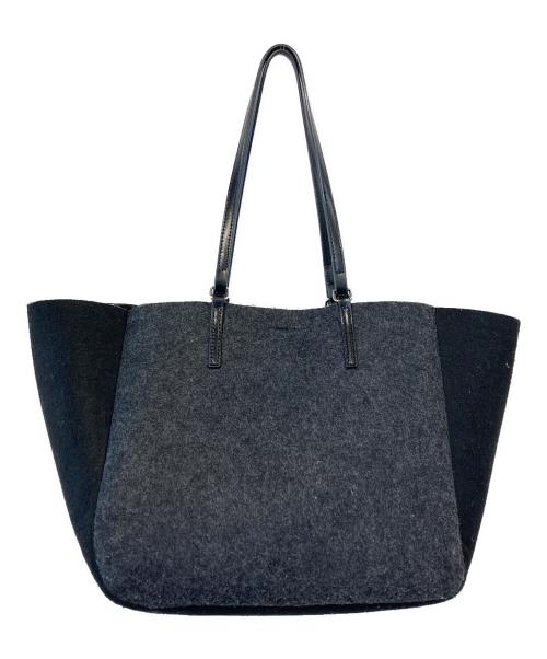 YAHKI（ヤーキ）YAHKI (ヤーキ) 2WAYトートバッグ グレーの古着・服飾アイテム