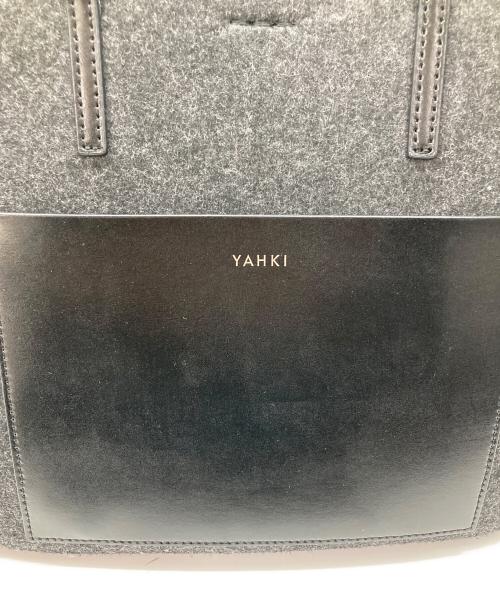 YAHKI（ヤーキ）YAHKI (ヤーキ) 2WAYトートバッグ グレーの古着・服飾アイテム