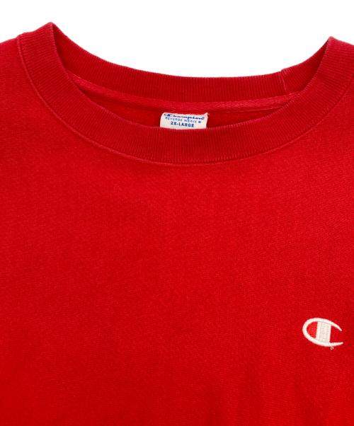 Champion REVERSE WEAVE（チャンピオン リバース ウィーブ）Champion REVERSE WEAVE (チャンピオン リバース ウィーブ) 00Sリバースウィーブスウェット レッド サイズ:XXLの古着・服飾アイテム